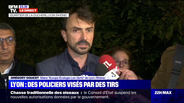Policiers visés par des tirs à Lyon: Grégory Doucet dénonce des faits extrêmement graves car ces tirs étaient faits pour tuer