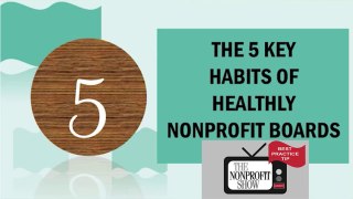 Healthy Board Habits for NGO's and Nonprofits -  Best Practice