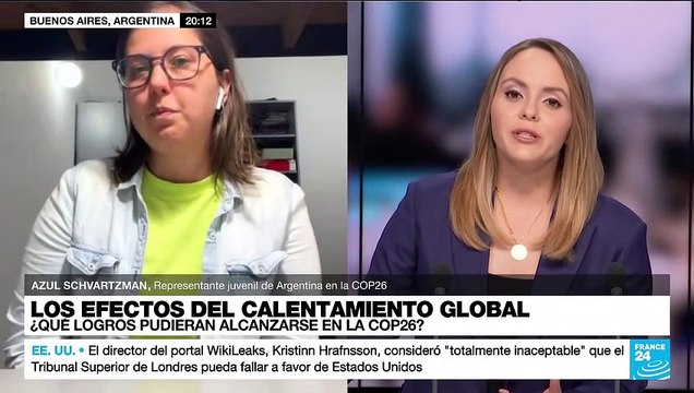 Azul Schvartzman: La COP26 será una de las menos inclusivas de todas