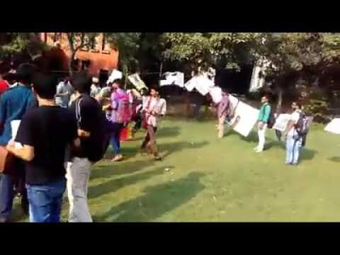 Scuffle Between ABVP and AISA in North Campus on October 27 (Part 1)
