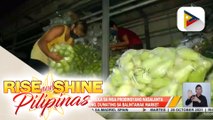 Mga truck ng gulay mula sa mga probinsyang nasalanta ng bagyong Maring, dumating sa Balintawak Market