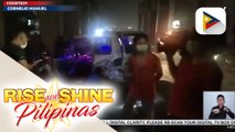 Tatlo sugatan matapos banggain ng isang kotse ang isang motorsiklo at UV Express sa Commonwealth Avenue