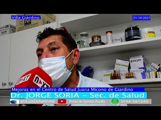 Obras Centro de Salud Juana Micono de Giardino