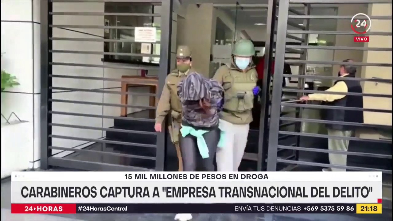 Detenida banda "trasnacional" por tráfico de drogas: 6 colombianos detenidos - TVN