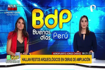 Hallan vasija funeraria con un individuo dentro en obras de ampliación de Jorge Chávez