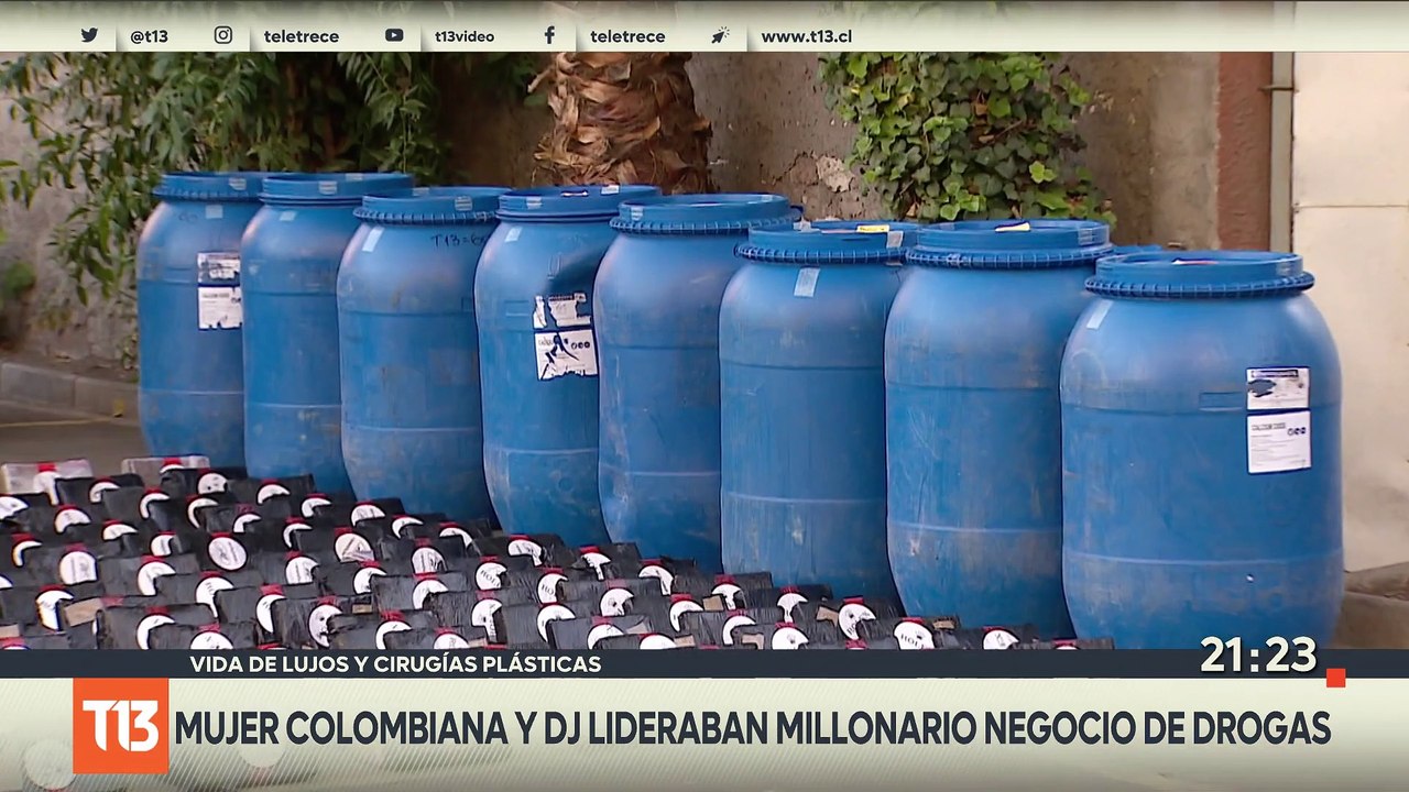 Detenida banda "trasnacional" por tráfico de drogas: 6 colombianos detenidos - T13