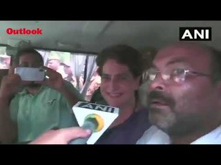 Priyanka Gandhi Detained On Her Way To Visit Families Of Those Killed In Sonbhadra Clash