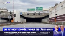 Un tronçon de l'A13 coupée 27h à l'entrée de Paris pour un vol de câbles en cuivre