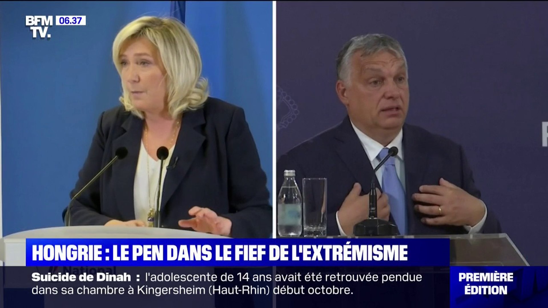 ⁣Marine Le Pen attendue en Hongrie ce mardi pour rencontrer l'ultra conservateur Viktor Orban