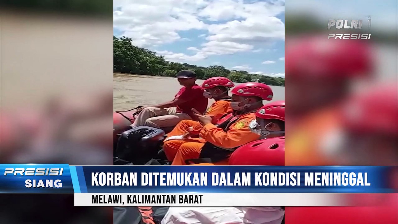 Polsek Nanga Pinoh Bersama Tim Sars Evakuasi Pelajar yang Tengelam