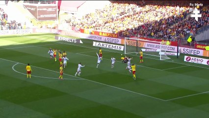 Lens - Metz, Nicolas de Préville Grenat du match