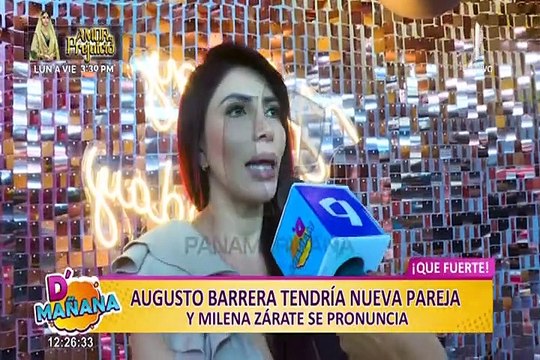 Picantitas del Espectáculo: Milena Zárate habló sobre el nuevo romance de su ex pareja Augusto Barrera