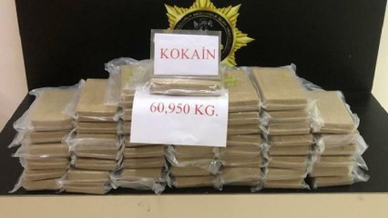Muzların arasından 60 kilo kokain çıktı