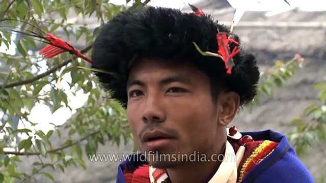 Attractive Ao Naga tribes-women from Nagaland sit around and chat