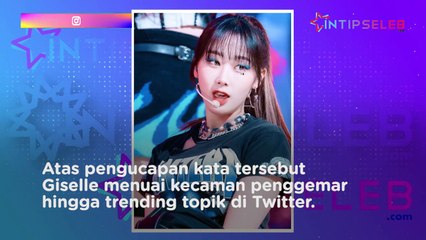 Kerpergok Ucap Kata Rasis, Giselle aespa Minta Maaf