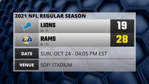 Lions @ Rams Game Recap for SUN, OCT 24 - 04:05 PM EST