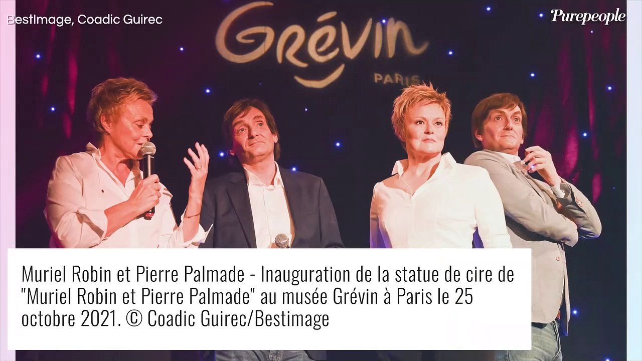 Muriel Robin avec sa femme Anne Le Nen : elle dévoile sa statue au Musée Grévin, comme Pierre Palmade
