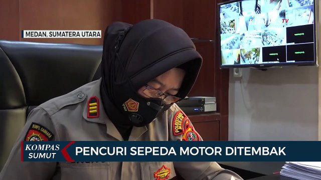 Polisi Bekuk 3 Maling Motor di Medan, Satu Diantaranya Ditembak