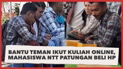 Demi Bantu Teman Ikut Kuliah Online, Mahasiswa NTT Patungan Beli HP