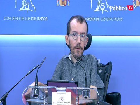 Pablo Echenique: Reuniones afables sin acuerdo con el PSOE son el pan nuestro de cada día