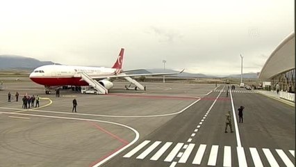 Son Dakika | Cumhurbaşkanı Erdoğan Fuzuli Uluslararası Havalimanı'na inen ilk devlet başkanı oldu