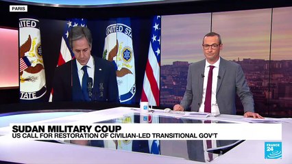 Tải video: Sudan military coup: US call for restoration of civilian-led transitional govt