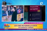 D’Mañana: cines retoman la venta de alimentos y bebidas