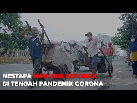 Nestapa Manusia Gerobak di Tengah Pandemik Corona