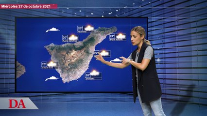 La previsión del tiempo en Canarias para el miércoles, 27 de octubre de 2021