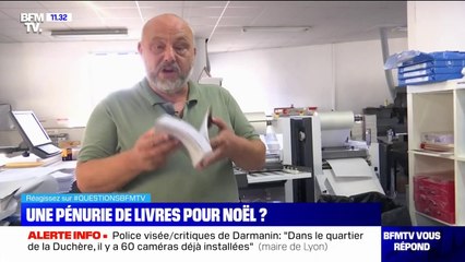 Pourquoi y a-t-il un risque d'une pénurie de livre à Noël?