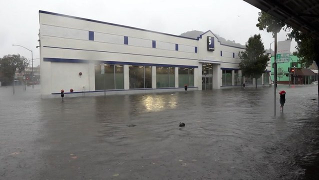 West Coast slammed by record-breaking bomb cyclone