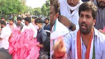 TRS Plenary Celebrations: TRS Flags Around Indira Gandhi Statue