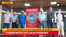 Fueron reelectas las autoridades de la Federación de Bomberos Voluntarios