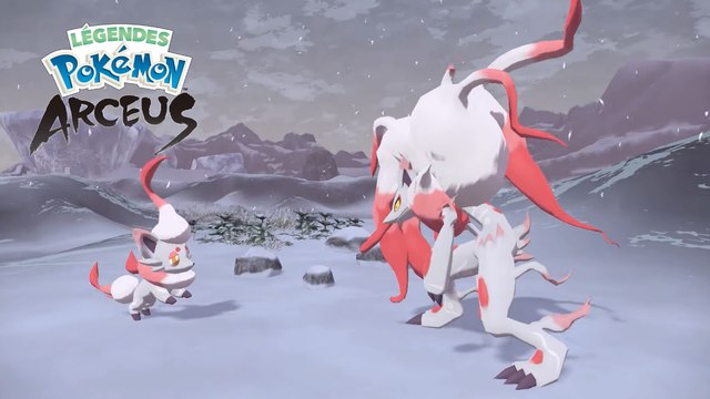 Un cadeau exclusif lié à Zorua et Zoroark d'Hisui présenté dans ce nouveau trailer d'Arceus