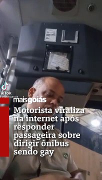 Motorista viraliza na internet após responder passageira sobre dirigir ônibus sendo gay