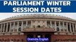 Winter Session of Parliament likely to be held from 29 Nov to 23 Dec: Report | Oneindia News
