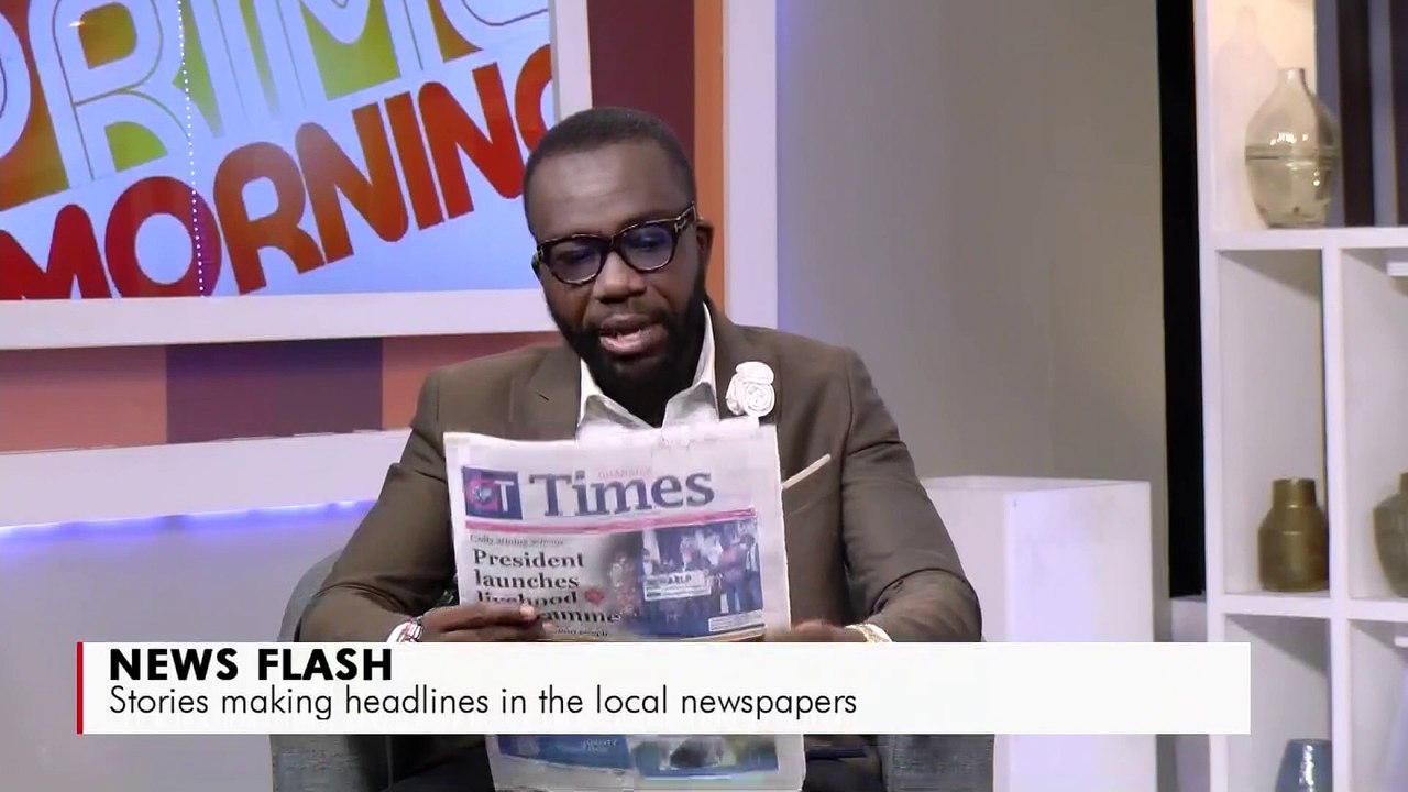 News Flash: Stories making headlines in the local newspaper - Prime Morning on Joy Prime (26-10-21)