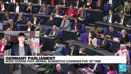 Germany's more diverse, post-Merkel parliament convenes for first time