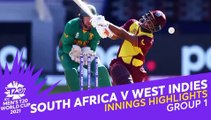 South Africa vs West Indies Highlights | ICC T20 World Cup 2021 | SA vs WI World T20
