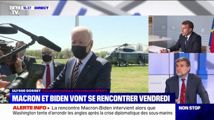Joe Biden et Emmanuel Macron vont se rencontrer vendredi à Rome