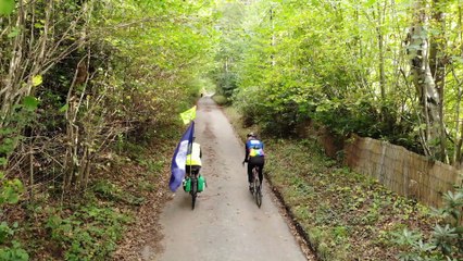 Cycle ride from Brighton to Glasgow in advance of COP26 (Supplied by William Ranieri)