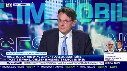 François Monnier (Investir) : Onze publications dans le CAC 40 la semaine dernière, 17 cette semaine... Quels enseignements peut-on en tirer ? - 26/10