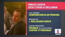 Emilio Lozoya está citado a declarar en el Reclusorio Norte