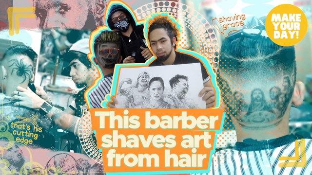 This barber shaves art from hair | Make Your Day