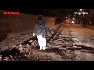 Bengaluru Civic Body Fixes Potholes Artist 'Moonwalked' On