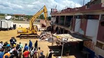 'Retén de Cabimas' en pleno proceso de demolición