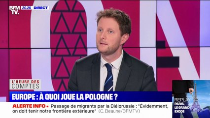 Clément Beaune: "La souveraineté d'un État n'est pas mise en cause par la primauté du droit européen"