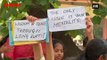 Students Of St  Francis College For Women In Hyderabad Protest Against New Dress Code