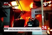 Voraces incendios se registraron en Iquitos, Cañete y Tingo María