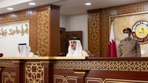 افتتاح دورة مجلس الشورى.. أمير قطر يثني على العملية الانتخابية التي شهدتها بلاده